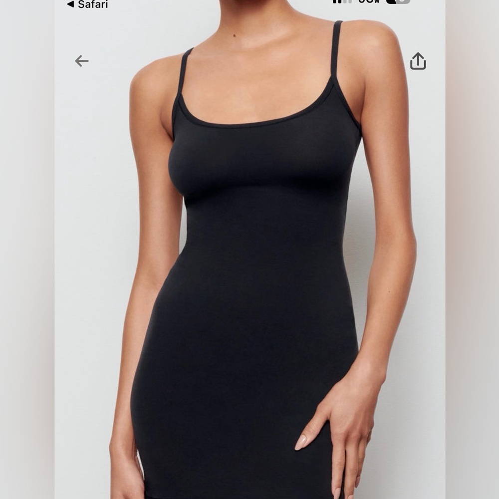 SKIMS Black lounge Dress